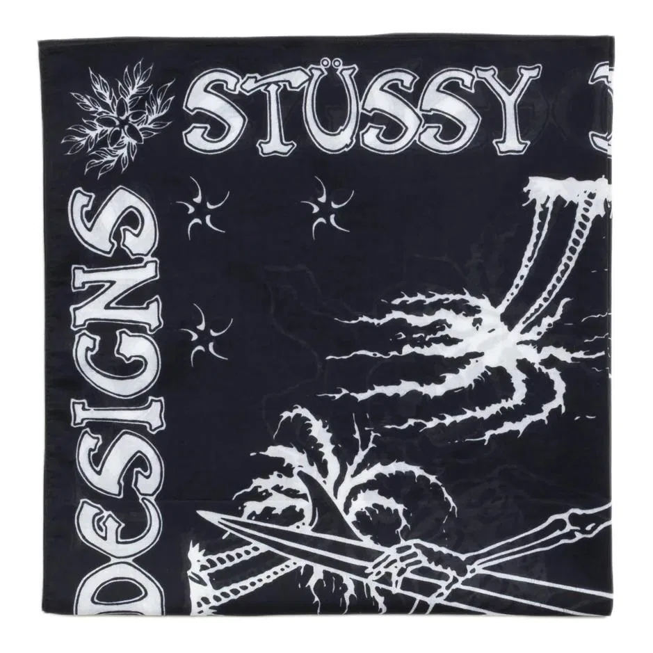 Повязка на голову unisex Stussy, Black — фото 2