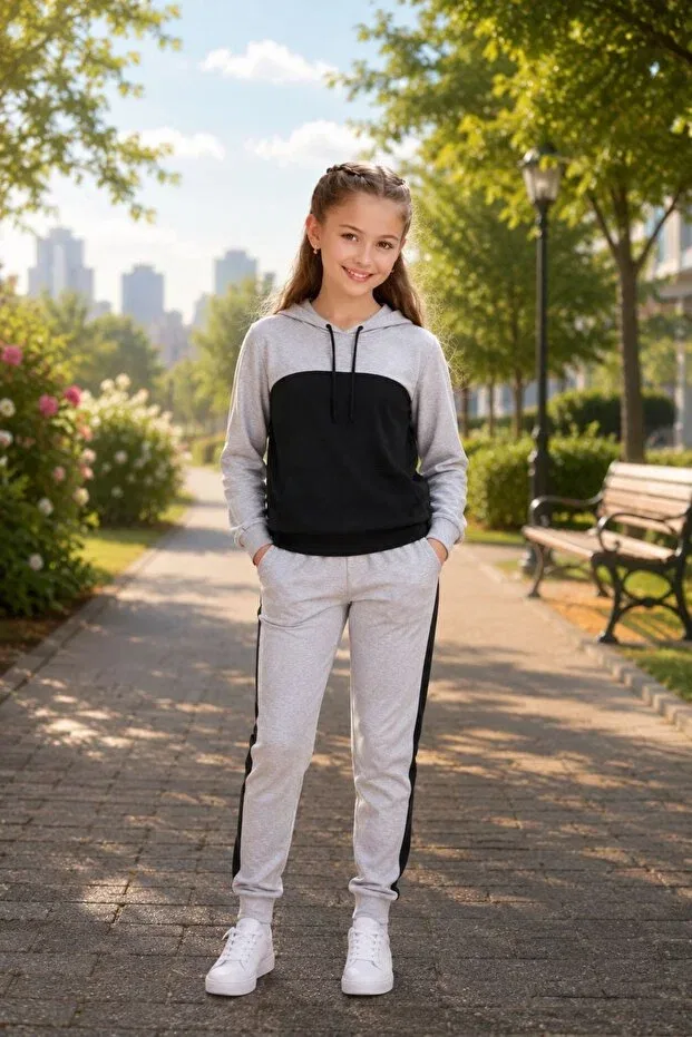 Детский спортивный комплект для мальчиков однотонный Armikids garnili Armicem, Gray — фото 2