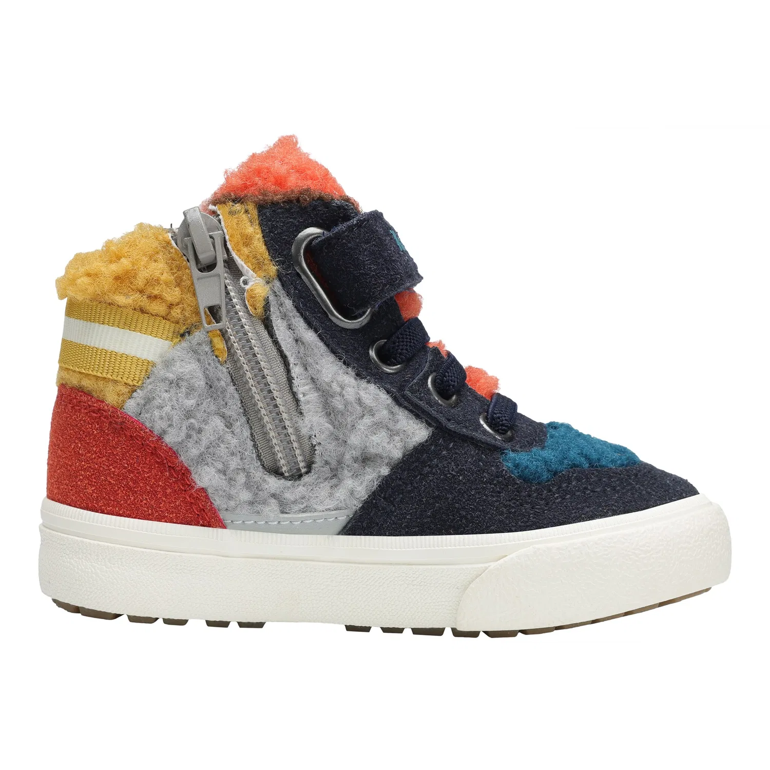 Детские кроссовки с теплой подкладкой KAVU SHADY FUR EV KangaROOS, Stone Brown/Multi — фото 2