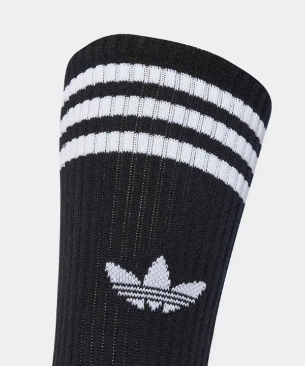 Носки высокие с 3 полосками, Adidas, черный — фото 3
