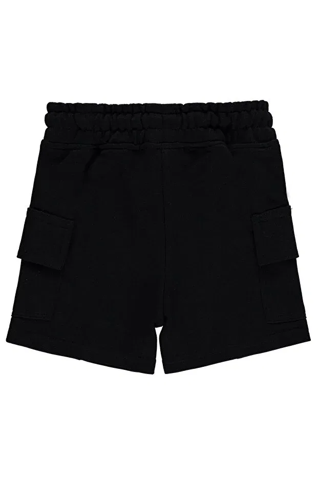 Детские шорты для мальчиков карго с капри Civil Boys, Black — фото 2