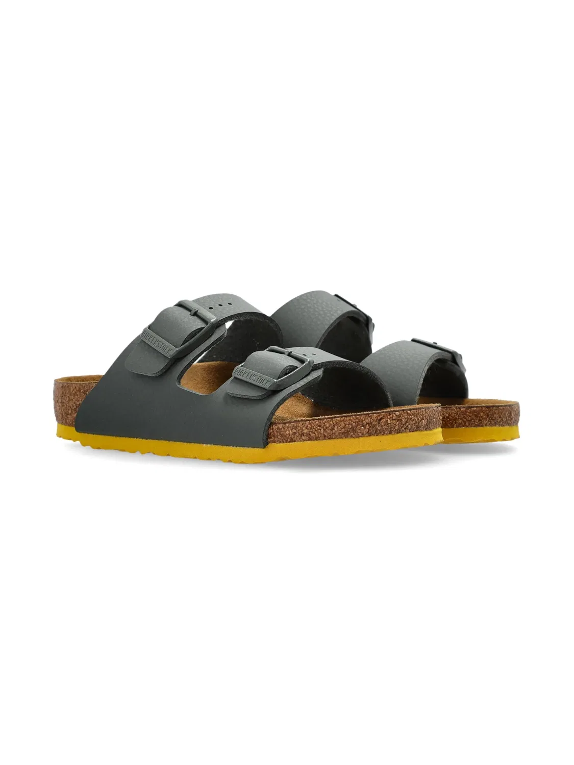 Детские сандалии с верхом из Бирко-Флор Birkenstock, зеленый