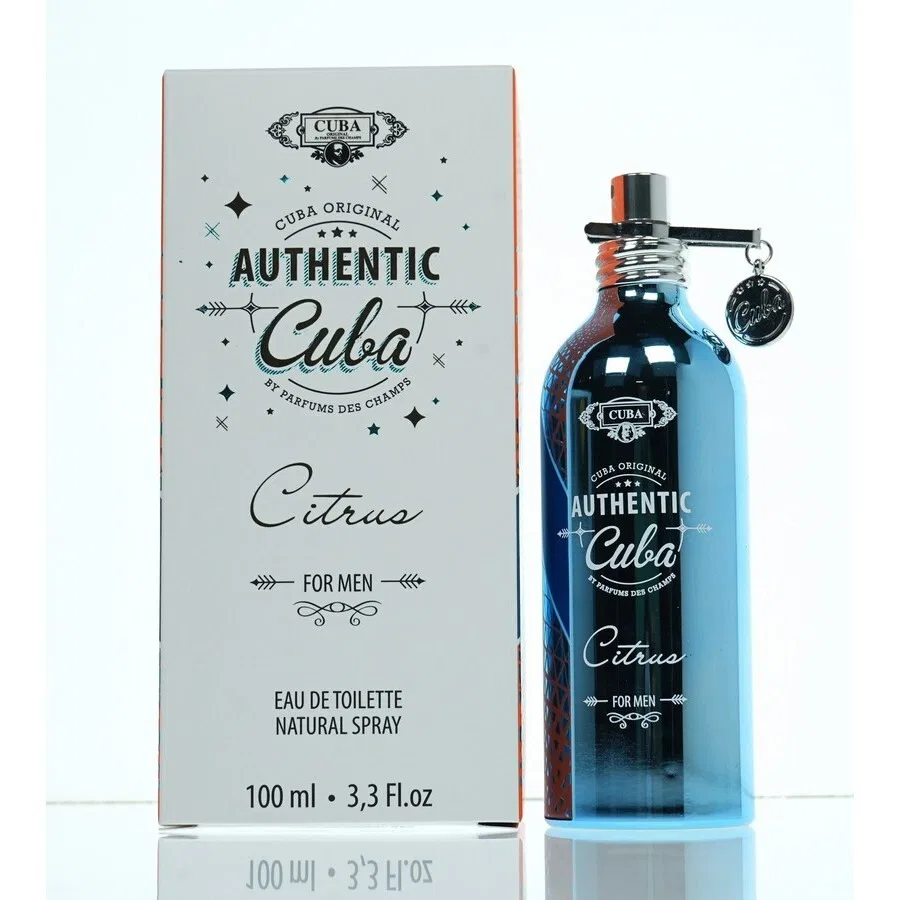 Туалетная вода цитрусовая Cuba Original Authentic Citrus, 100 мл, Cuba