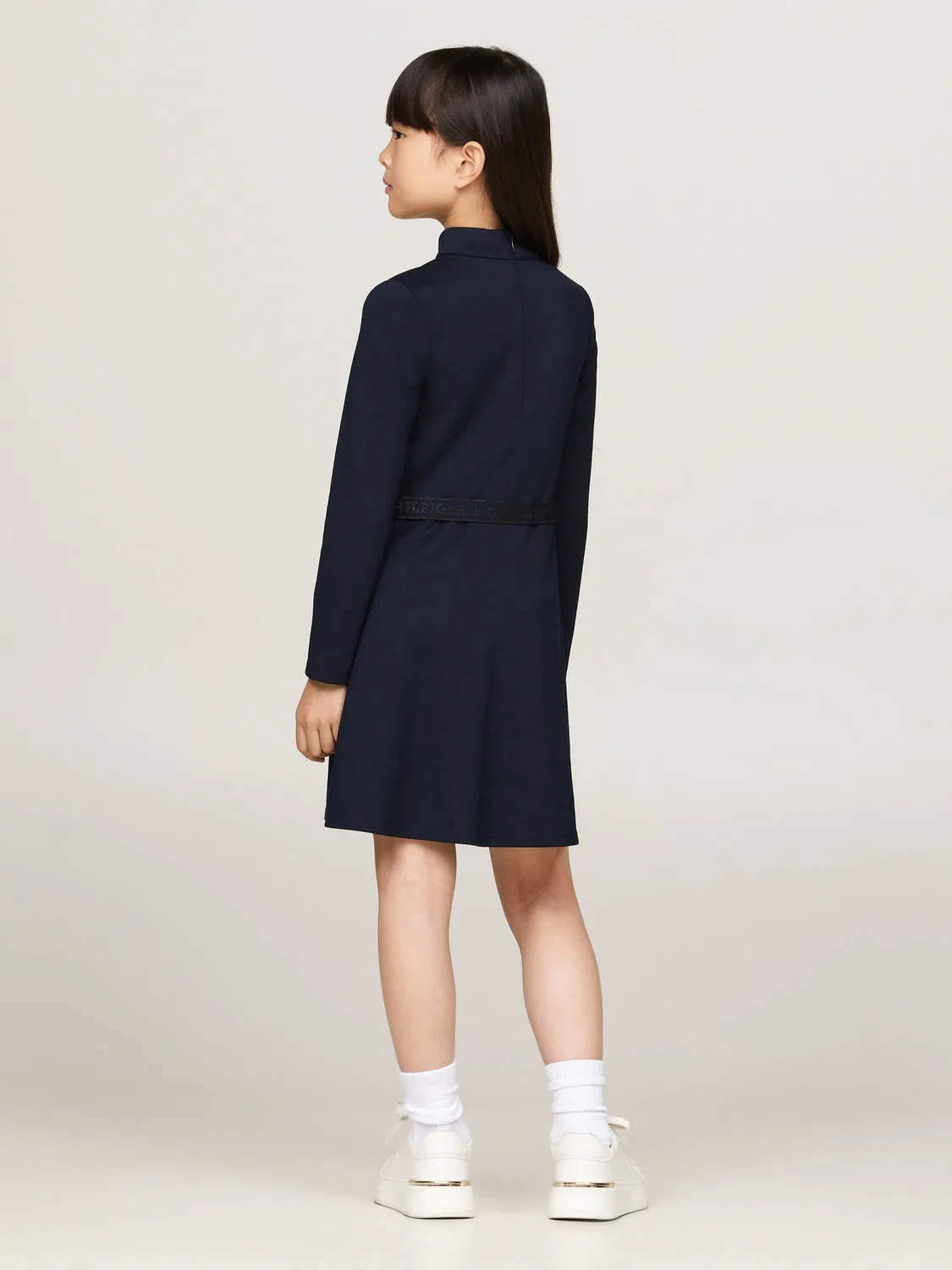 Платье трикотажное Slim Fit Tommy Hilfiger, темно-синий — фото 2
