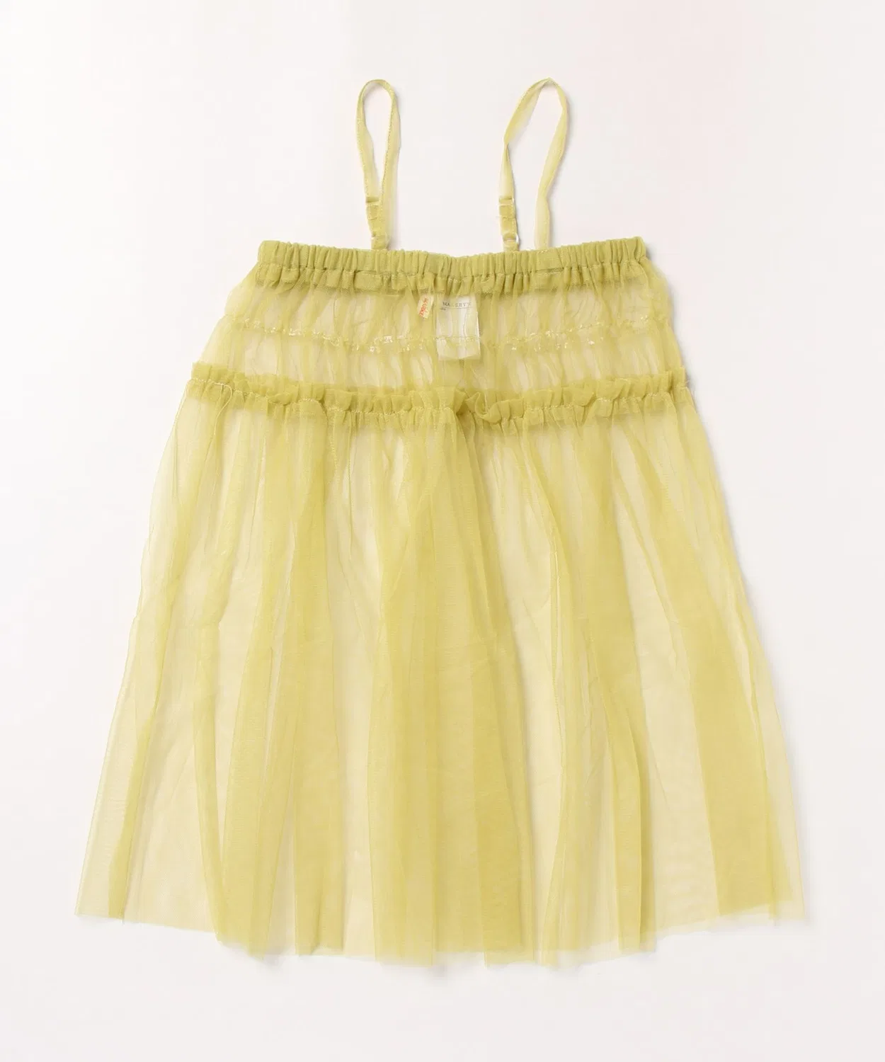 Детское платье из фатина с фриллами MARKEY'S, Yellow