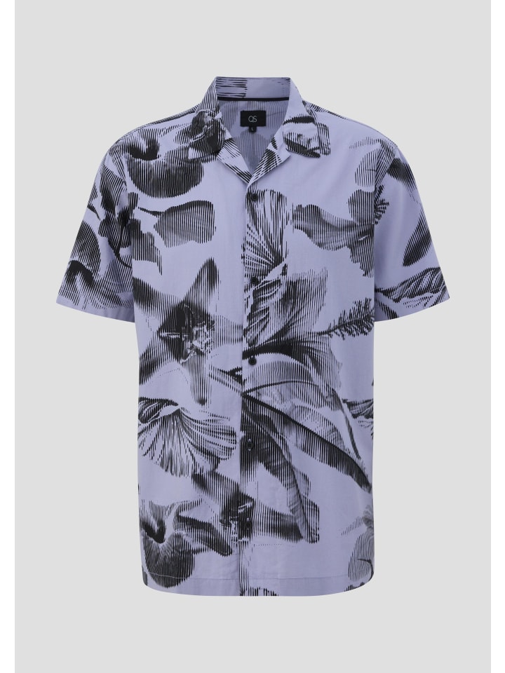 

QS Рубашка цвета 48A0_сиреневый