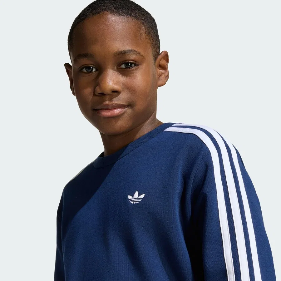 Толстовка ADIDAS ORIGINALS темно-синего цвета — фото 4