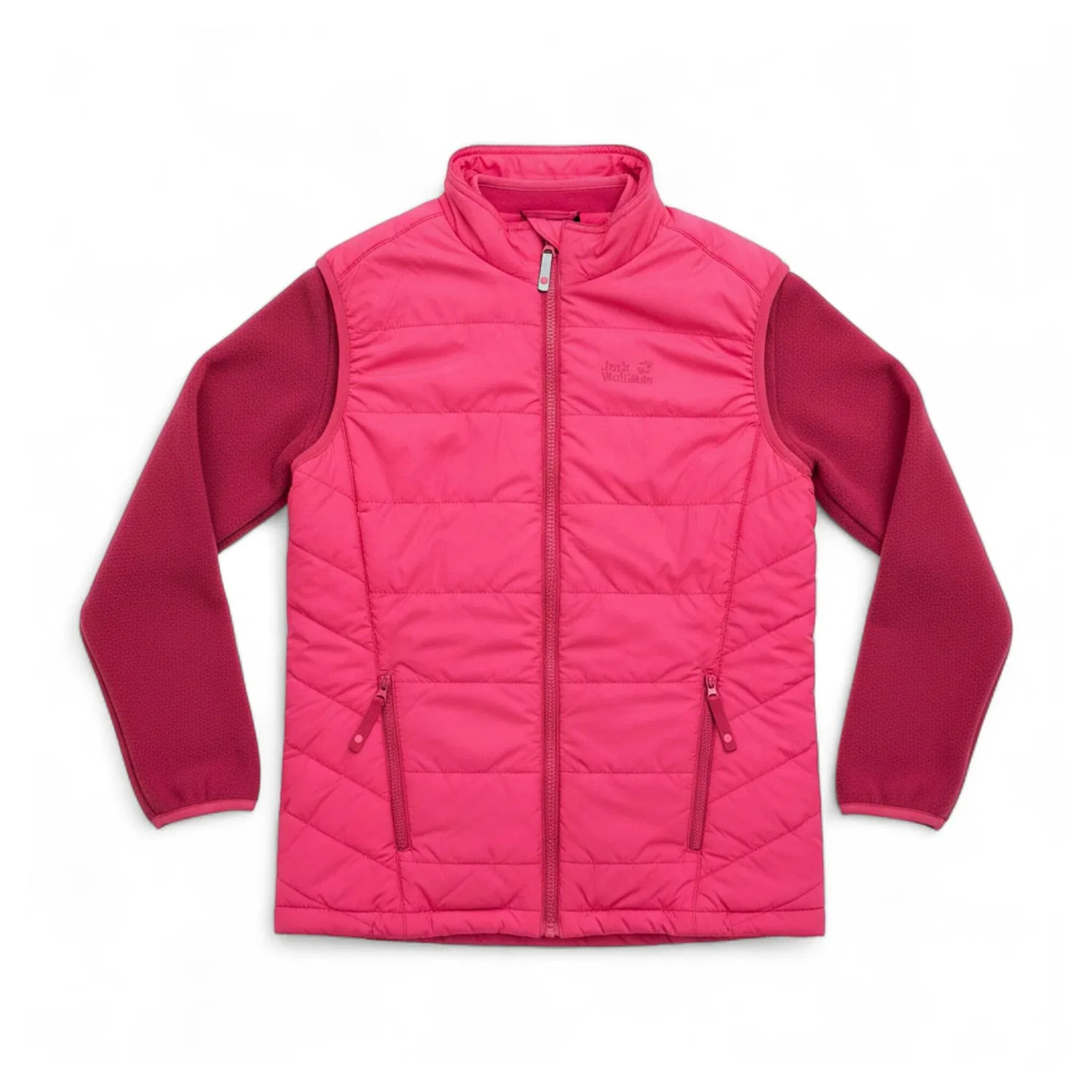 Детская флисовая куртка Glen Dale Jack Wolfskin, Роза — фото 2