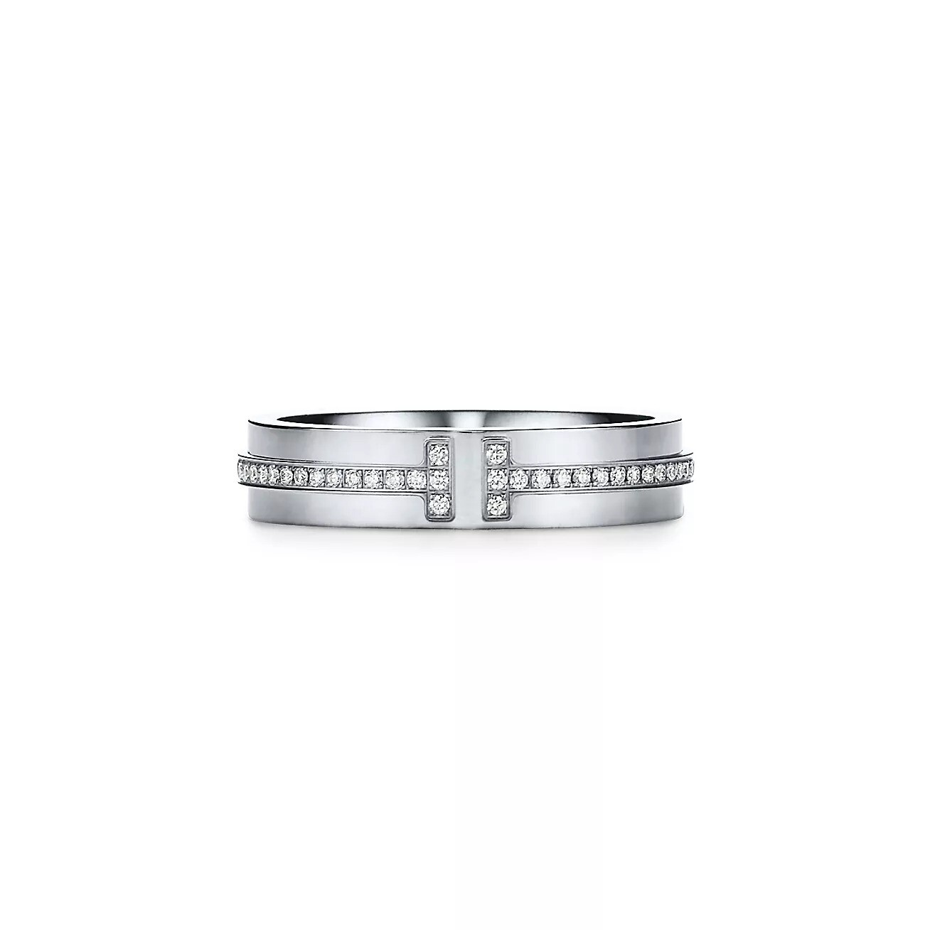 

Кольцо Tiffany & Co. Narrow Diamond, белое золото