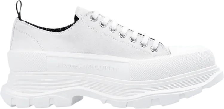 

Кроссовки Alexander McQueen Tread Slick Lace-Up White, белый