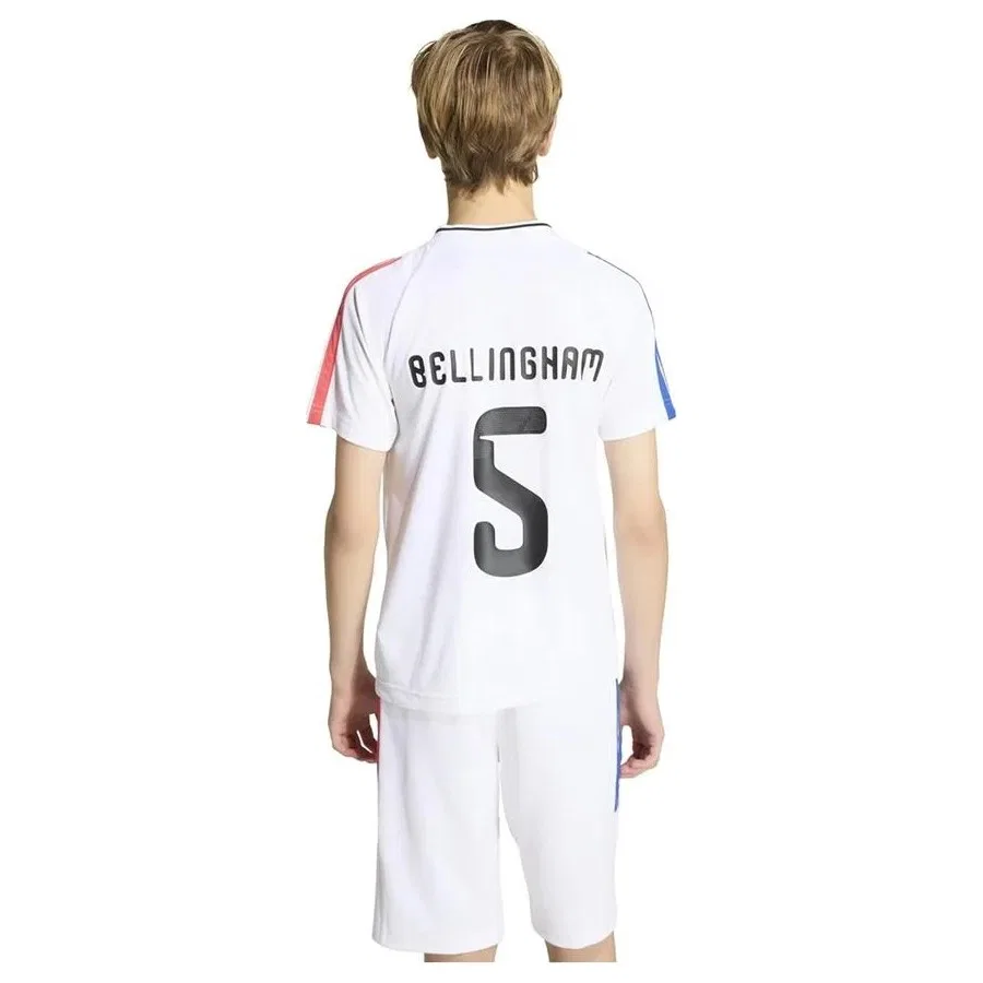 Детская футболка с принтом Jb Hot Tee Y adidas, Белый — фото 3