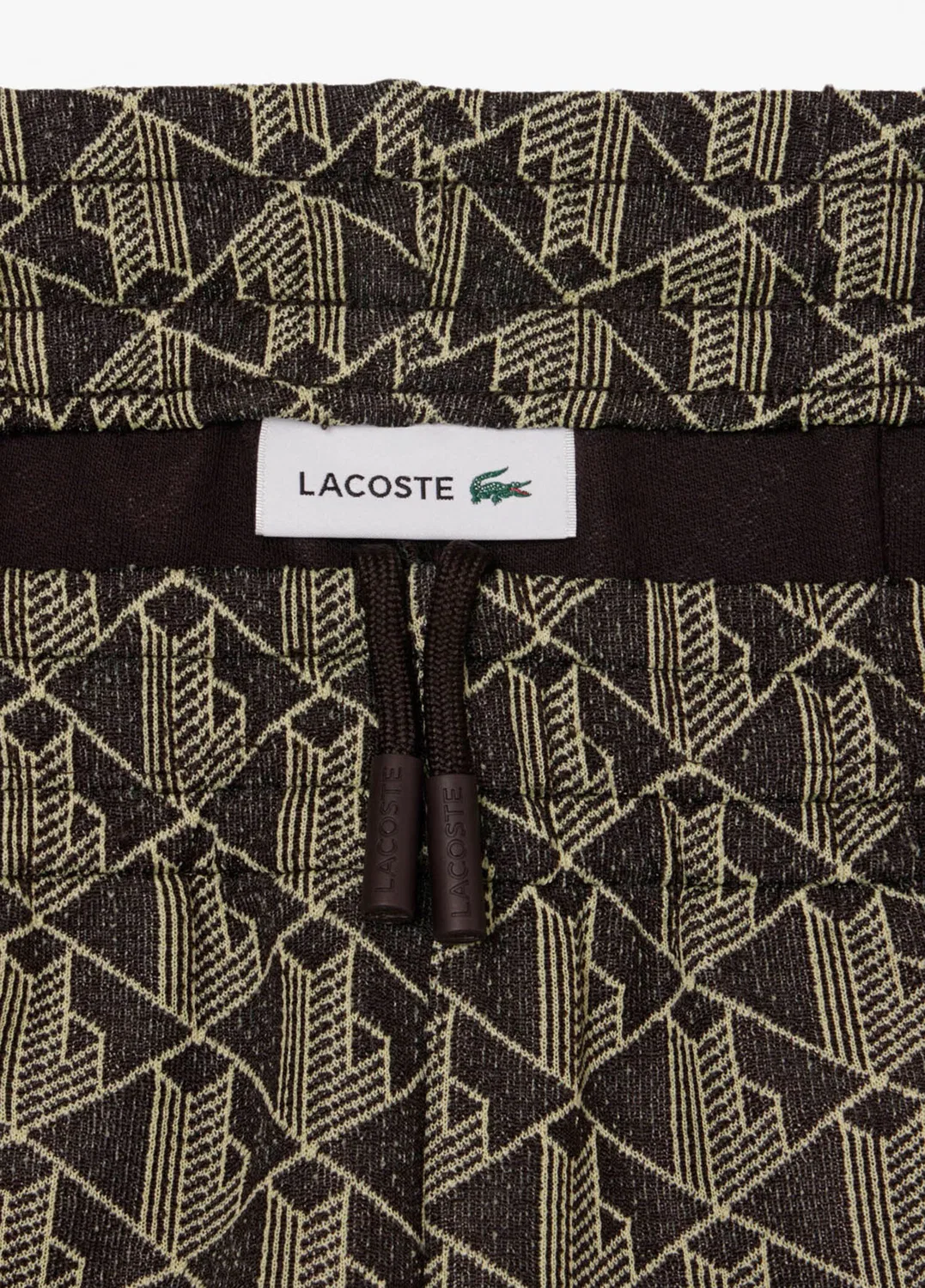 Спортивные брюки Lacoste коричневые — фото 3