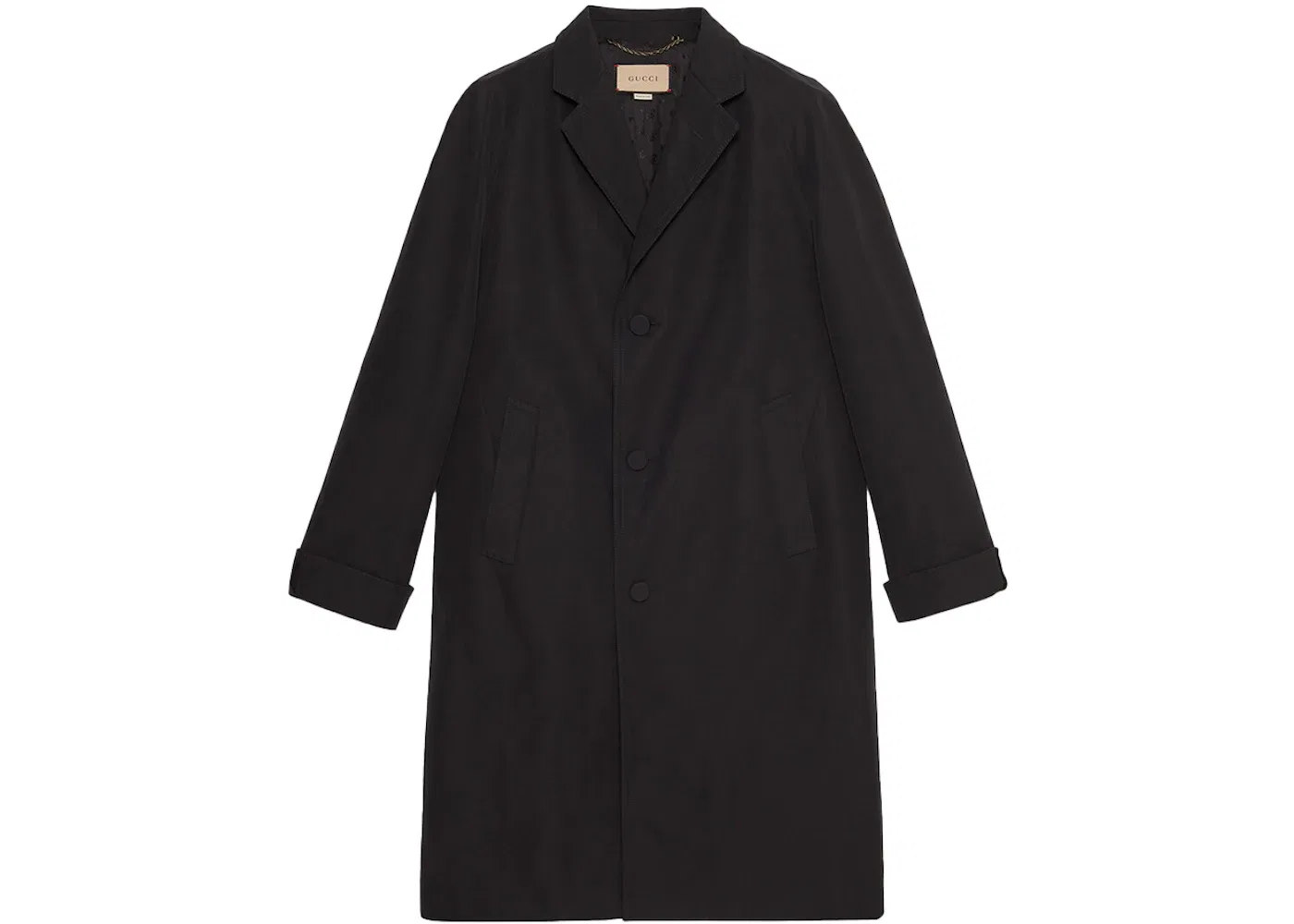 Мужское пальто хлопковое Gucci, Black