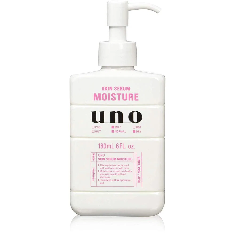 Увлажняющий лосьон для лица UNO Skin Serum Moisture, 180 мл, Green Tea Set Uno (Uno Japan)