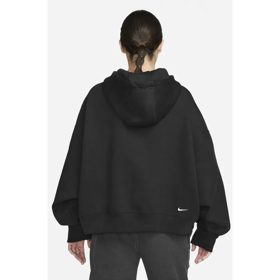 Женский свитшот с капюшоном из флиса Nike ACG Therma-Fit Loose Fit Tuff Knit, Черный — фото 2