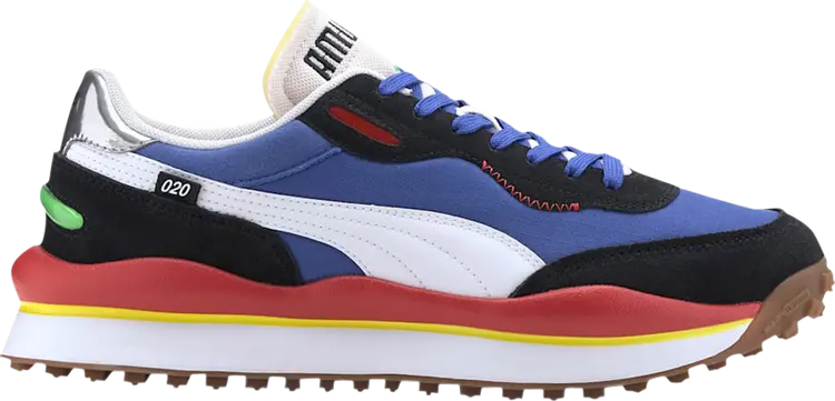 

Кроссовки Puma Style Rider Play On - Dazzling Blue High Risk Red, синий