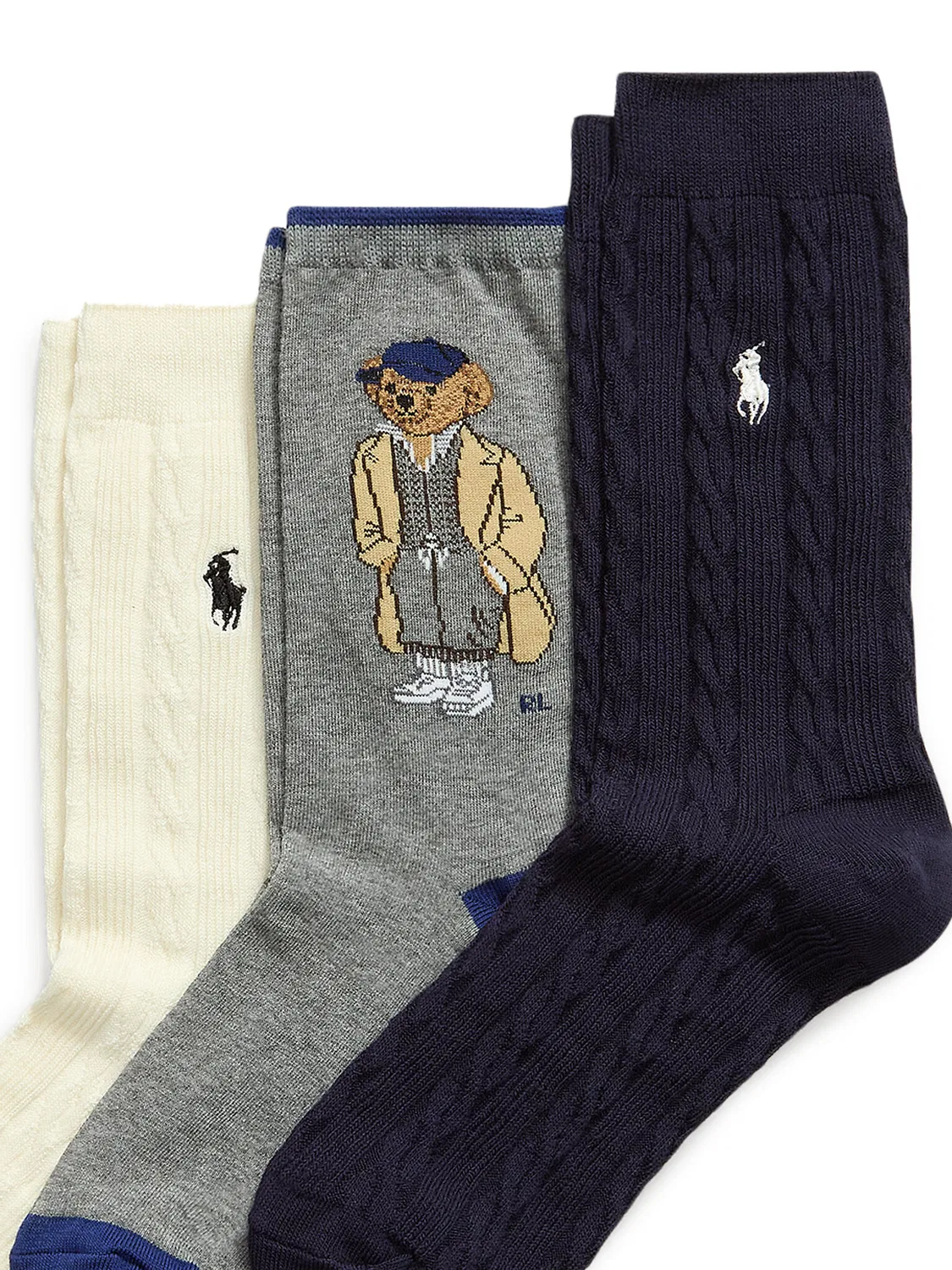 Женские длинные носки Polo Ralph Lauren, разноцветный — фото 2