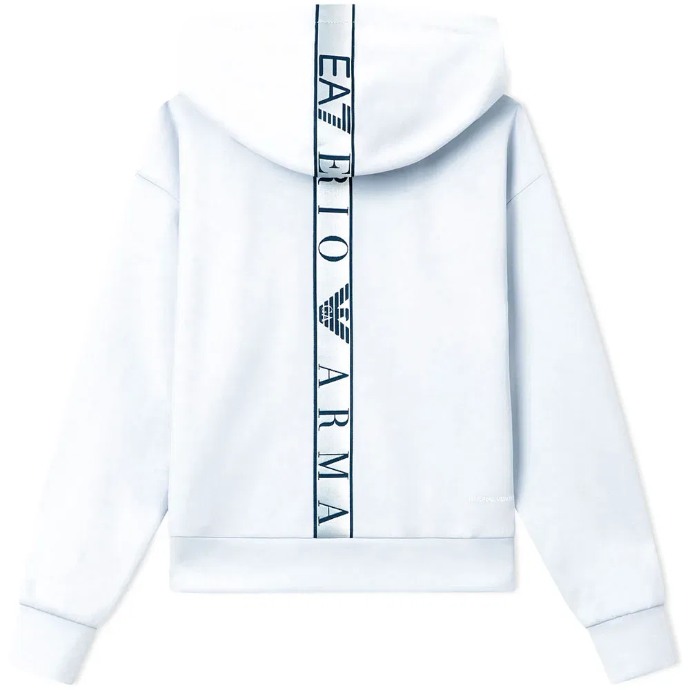 Толстовка с полной молнией Ea7 Emporio Armani, синий — фото 2