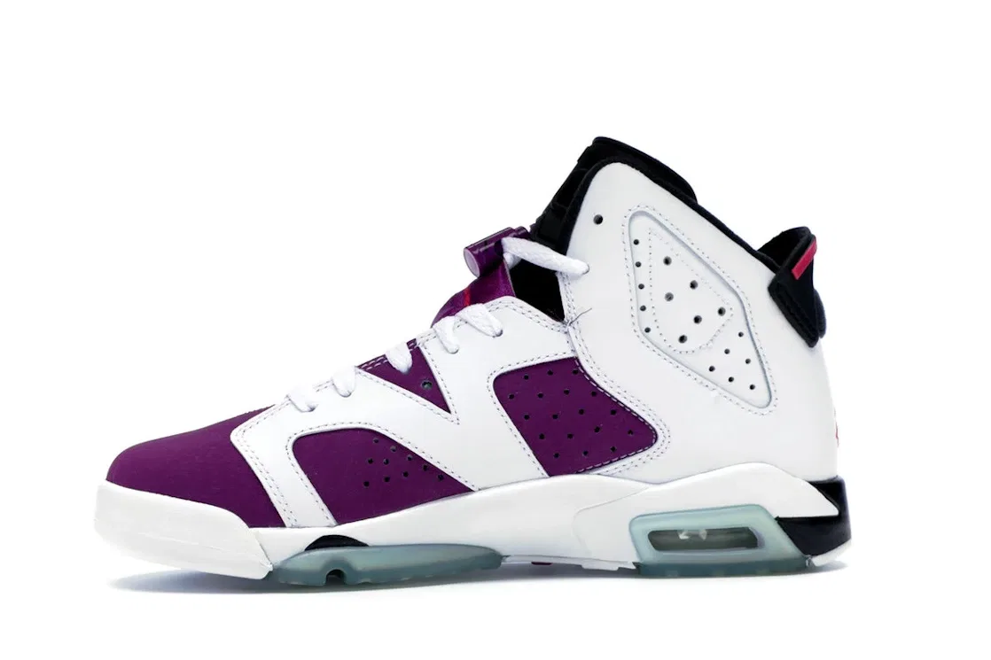 Детские кроссовки Lifestyle Jordan 6 Retro Jordan, White/Vivid Pink-Bright Grp-Black — фото 3