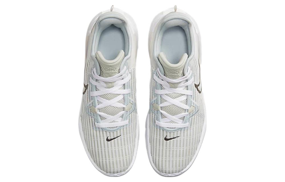 Кроссовки Nike LEBRON WITNESS 6 EP 'WHITE METALLIC PEWTER', белый — фото 4