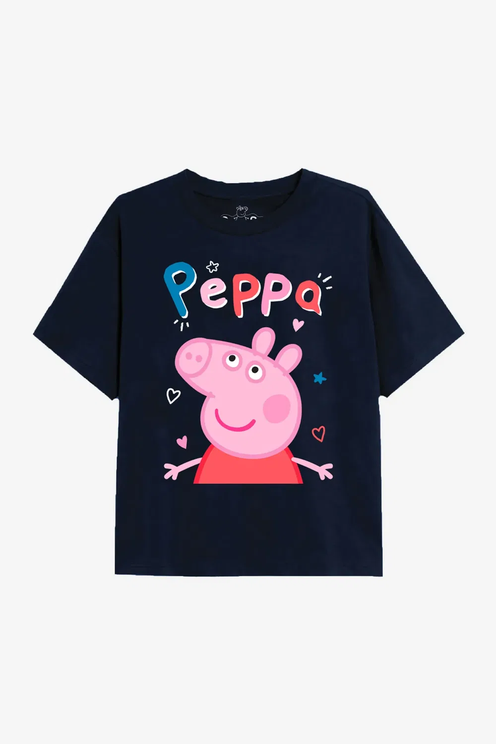 Детская футболка Peppa Pig с принтом, Цвет Navy