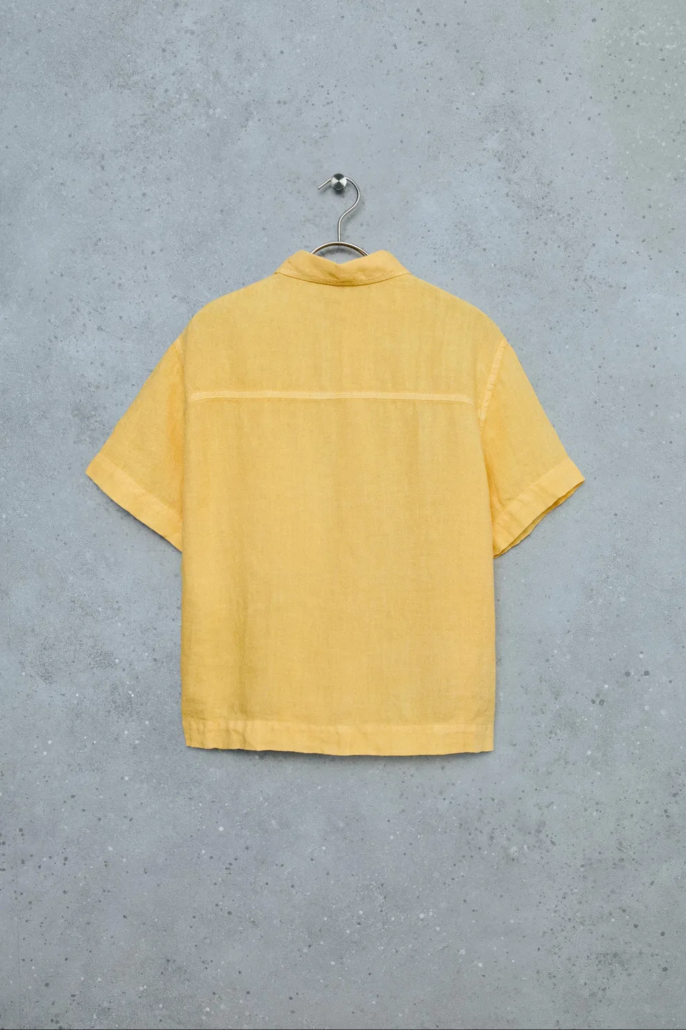 STORIESZ - Рубашка из 100% льна ZARA, Yellow — фото 2