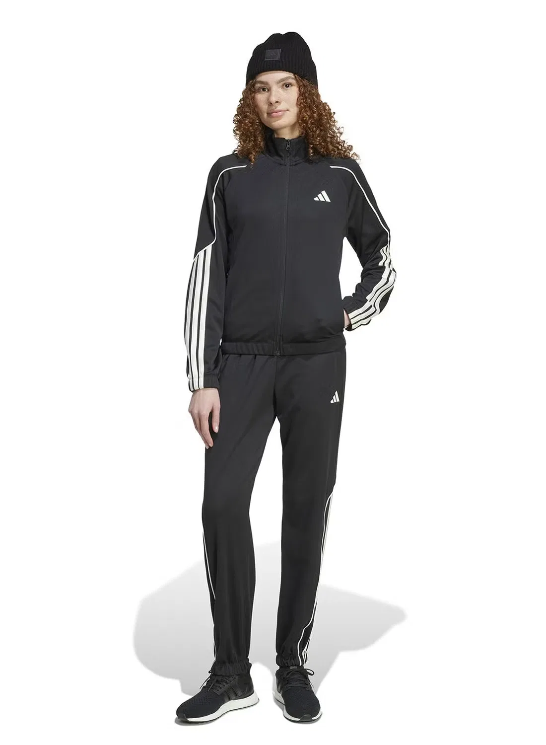 Спортивный костюм с логотипом Stadium 3-stripes Adidas, черный