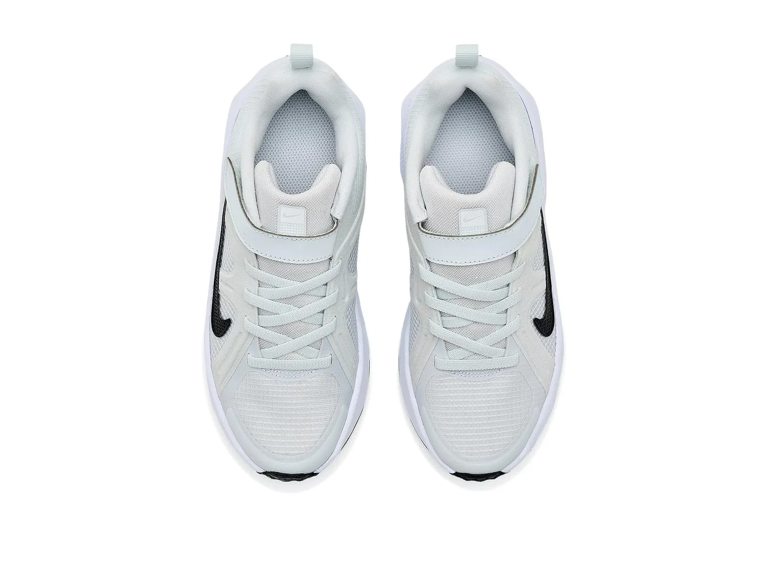 Кроссовки Metro Tek (для маленьких детей) Nike Kids, Photon Dust/Black/Off White/Royal Blue — фото 3