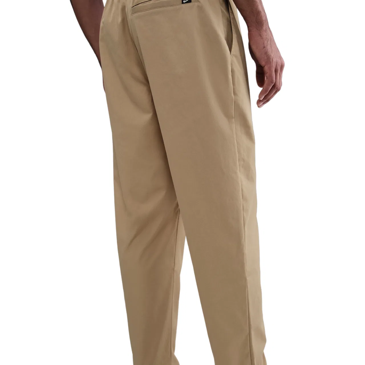 Мужские брюки Club Woven Tapered Nike, цвет Parachute Beige/White — фото 2