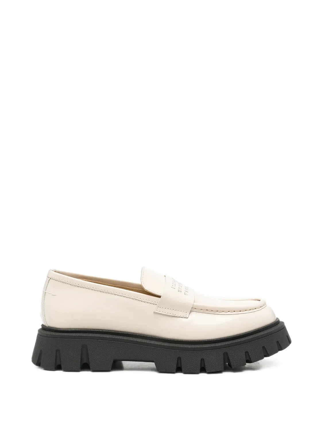 Детские лоферы с логотипом MM6 Maison Margiela, нейтральные