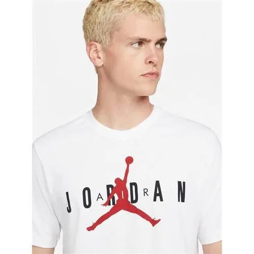 Мужская футболка с принтом Air Jordan Wordmark Nike, Weiß — фото 4