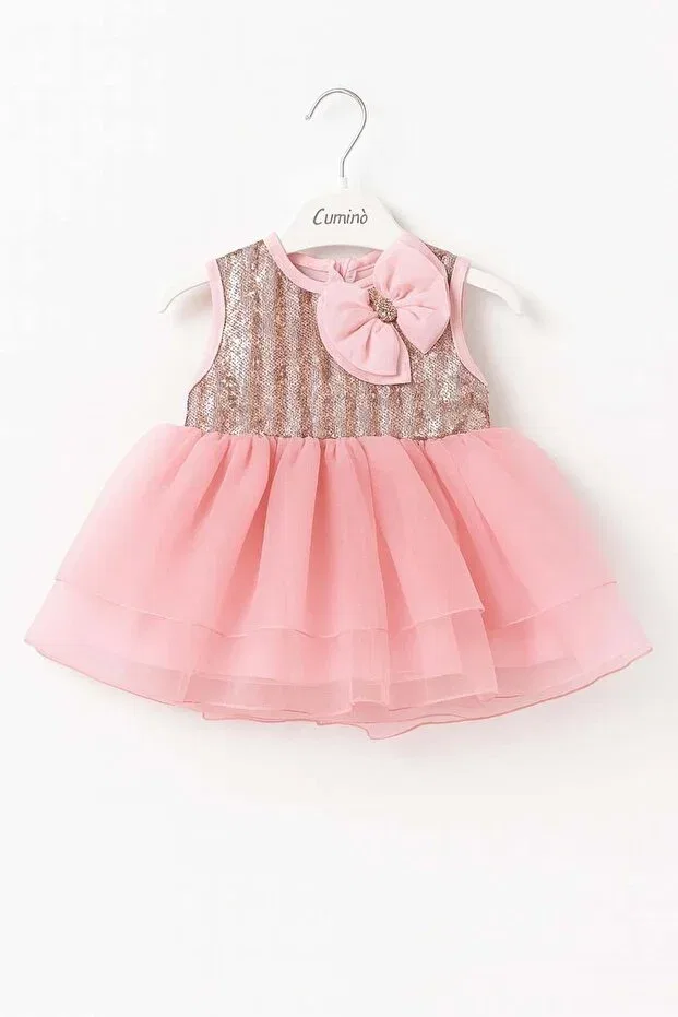 Детское платье для девочек без рукавов Girl andy dress gk1917 Cumino, Powder