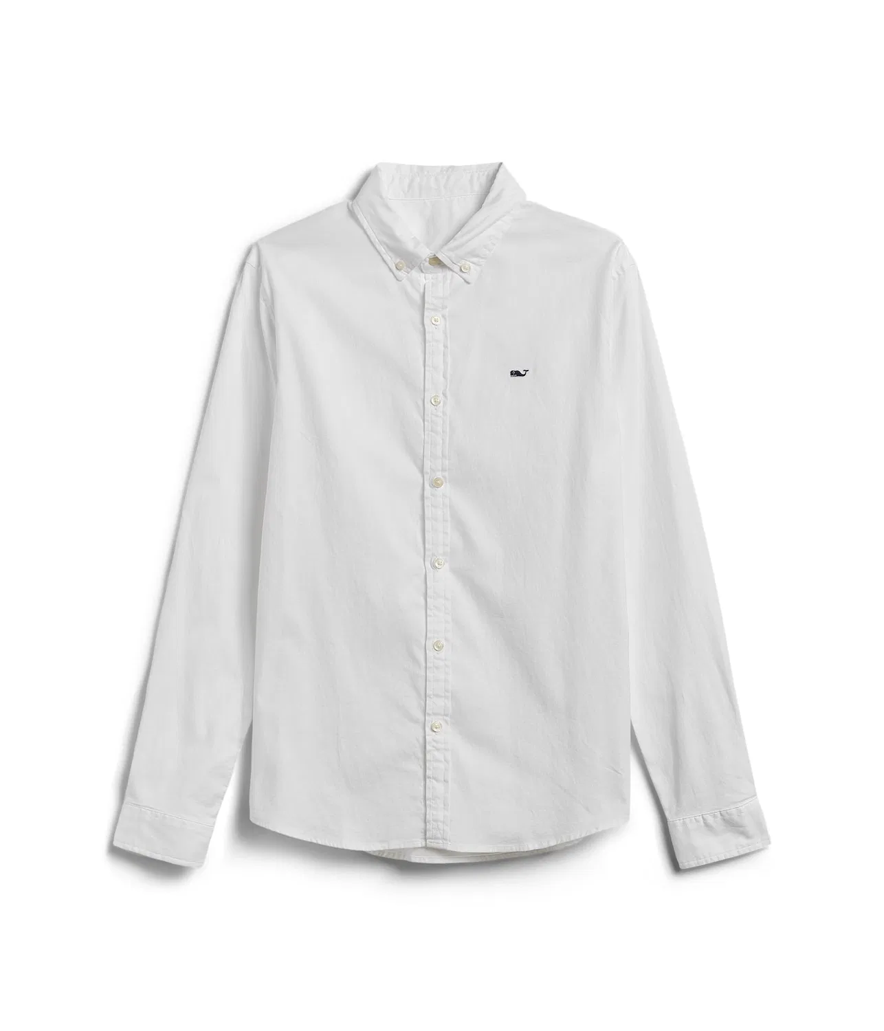 Рубашка Seawall Solid Oxford (для малышей/детей постарше) Vineyard Vines Kids, White Cap