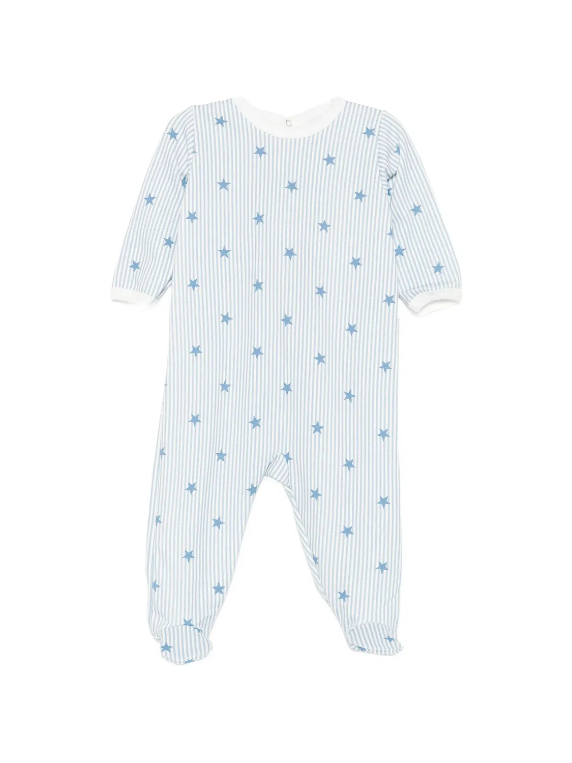 Пижама в полоску с принтом Petit Bateau, белый