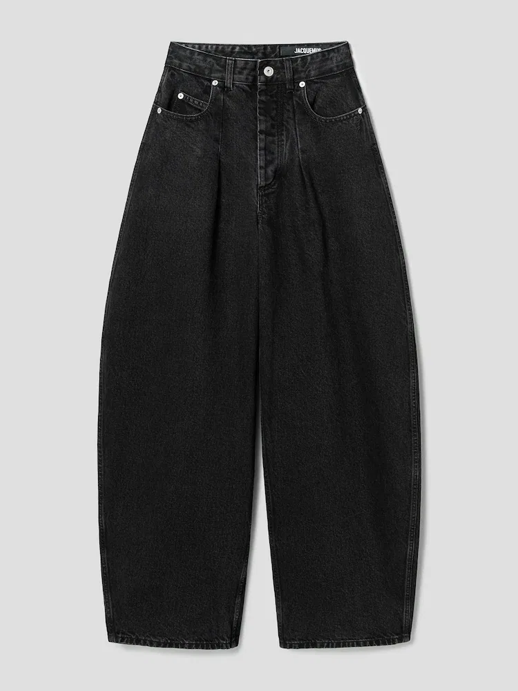 Джинсы Wide Ovalo JACQUEMUS, Black