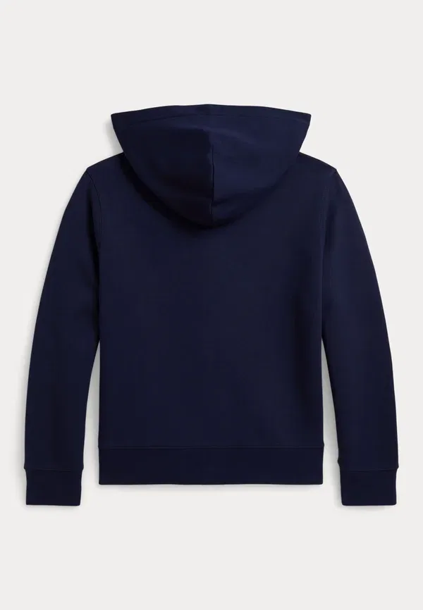 Худи на молнии 75% хлопок, 25% полиэстер Double-knit full-zip hoodie Polo Ralph Lauren, Newport темно-синий — фото 2
