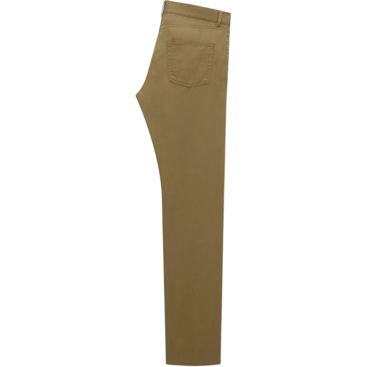 Мужские джинсы с высокой посадкой Khaki Green FW24 Jeans SAINT LAURENT — фото 2