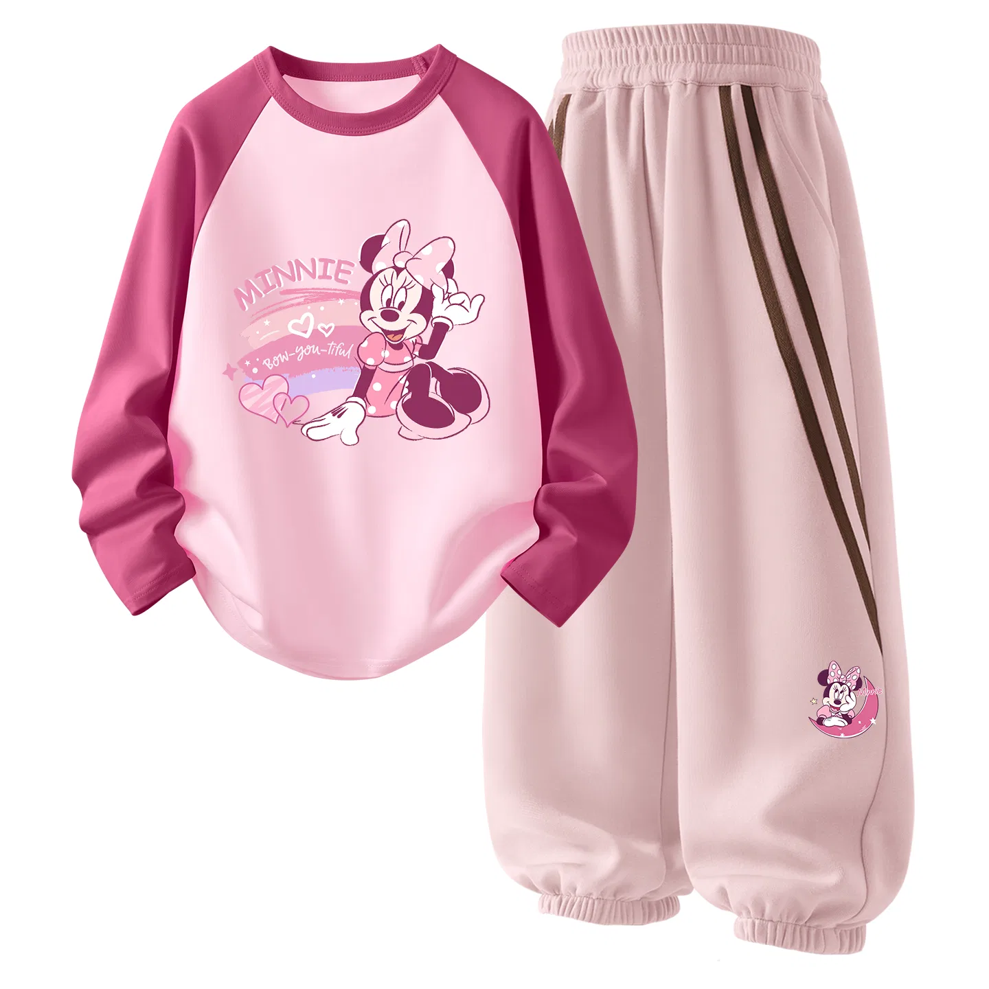Детский комплект спортивной одежды с принтом Disney, Cotton