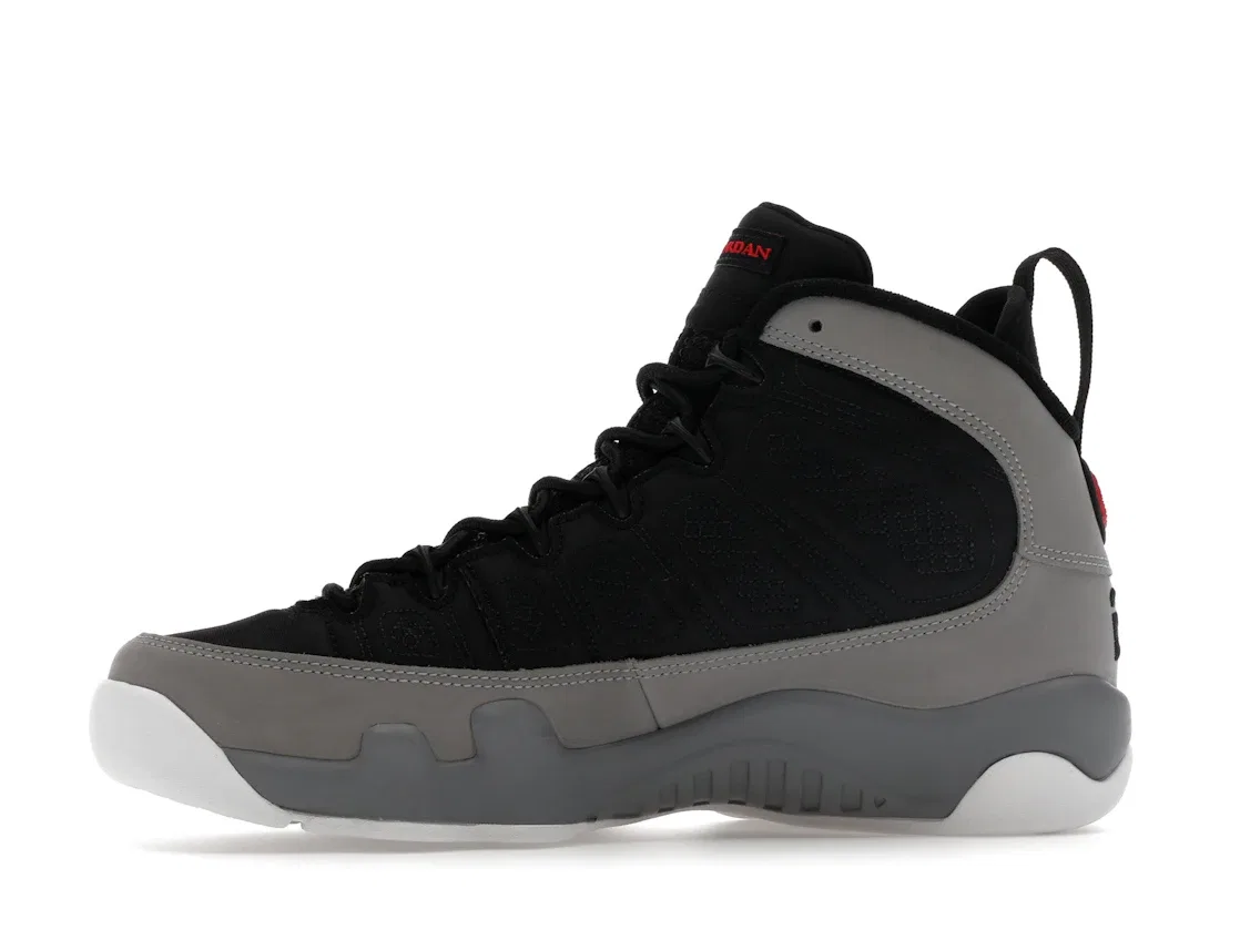 Детские кроссовки Lifestyle Jordan 9 Retro, Black/University Red/Particle Grey/White — фото 3