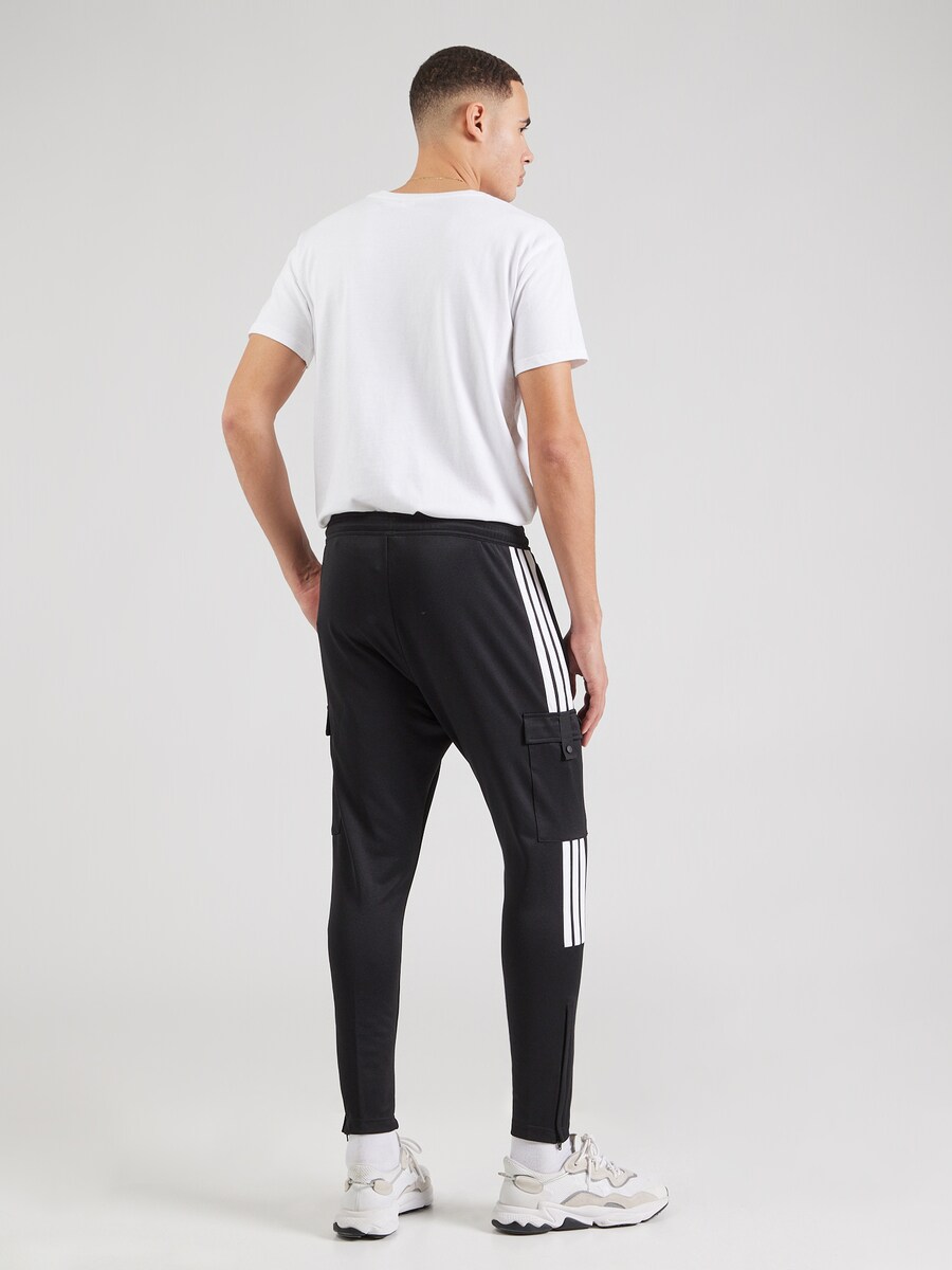 Спортивные штаны ADIDAS SPORTSWEAR Tapered Workout Pants TIRO, черный — фото 4