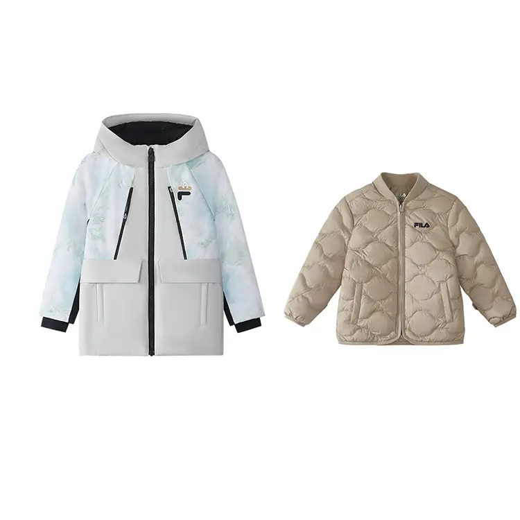 

Детский комплект из двух предметов: пуховик FILA KIDS, All Over Print