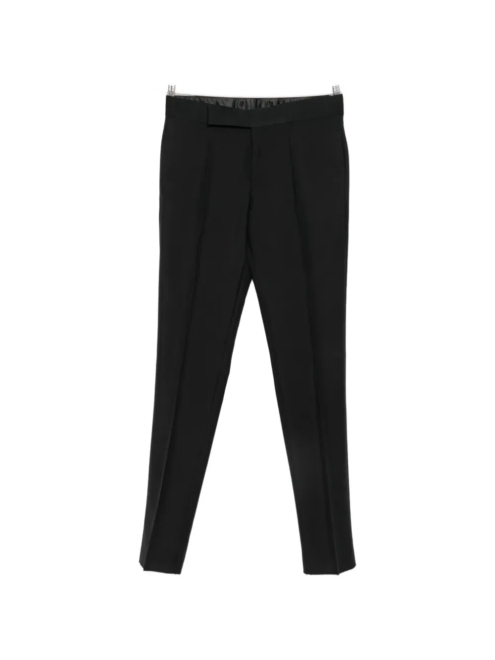 Брюки с атласным краем EMPORIO ARMANI, черный