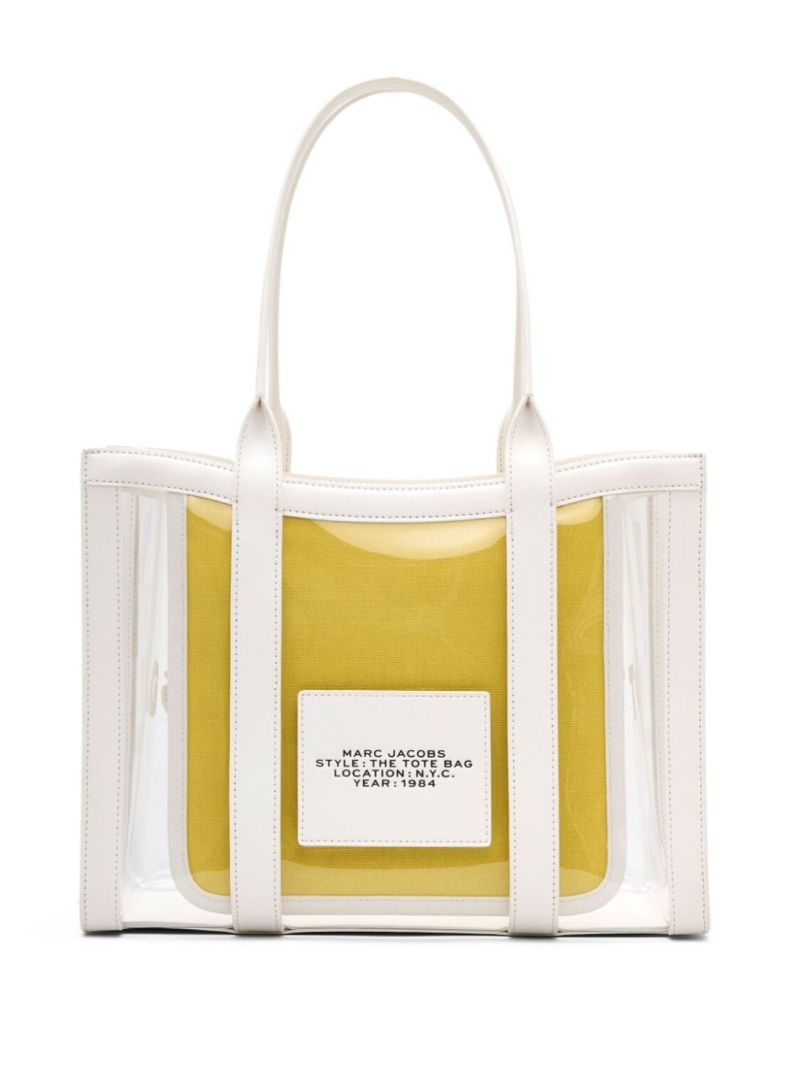 

Сумка-тоут The Clear Medium Tote Marc Jacobs, белый