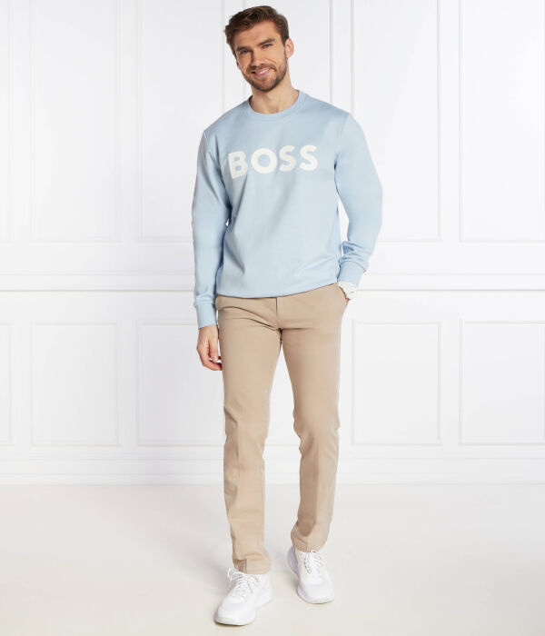 Свитер солери 02 Regular fit Boss, синий — фото 2