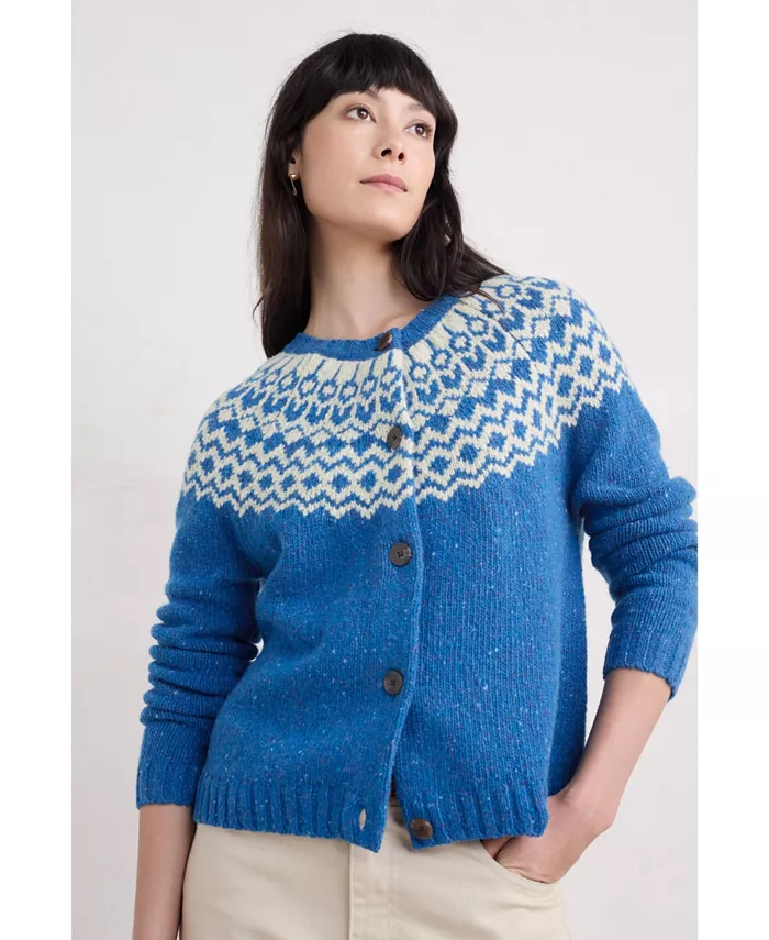 

Женский кардиган Port Kinnis Merino Seasalt Cornwall, синий