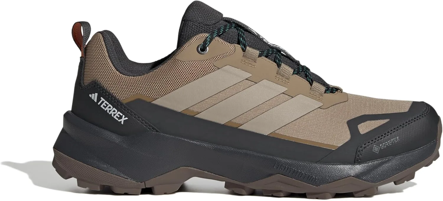 Кроссовки Adidas Terrex Skychaser AX5 GTX BLACAR/Owhite/WONALU, белый/оранжевый — фото 2