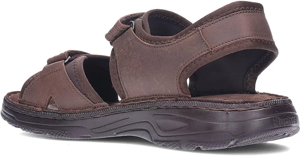 Сандалии Fluchos Azores F2197 из кожи, Brown Black — фото 4