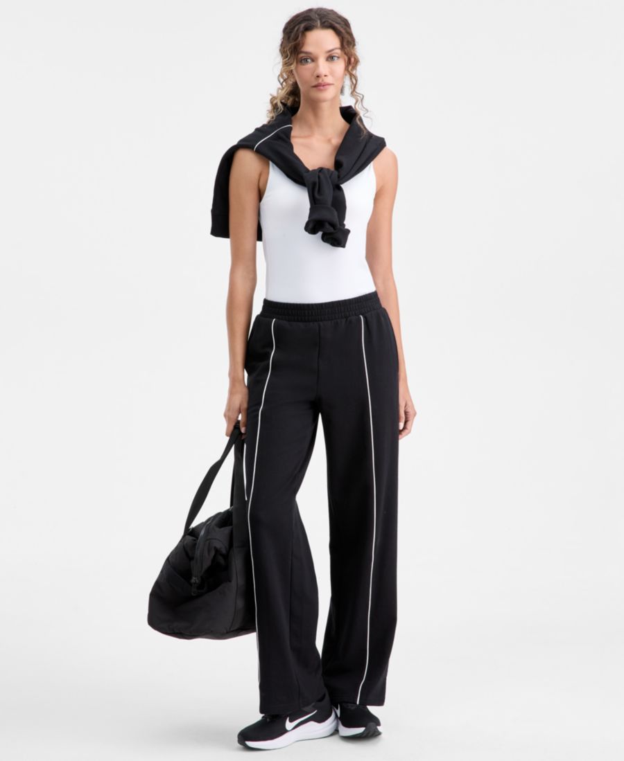 

Женские флисовые брюки с отделкой кантом ID Ideology, Black