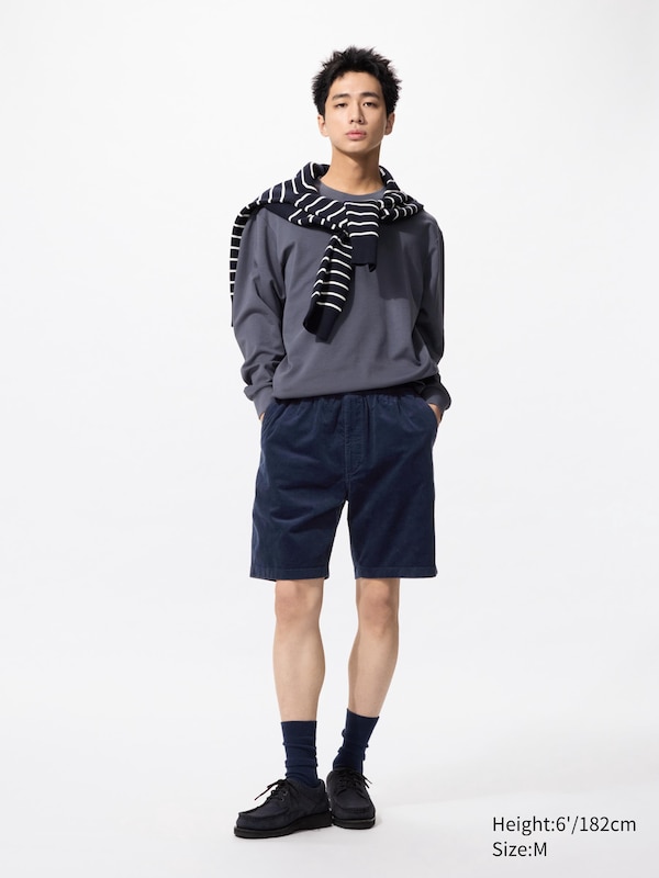 

Легкие шорты вельвет Uniqlo, синий