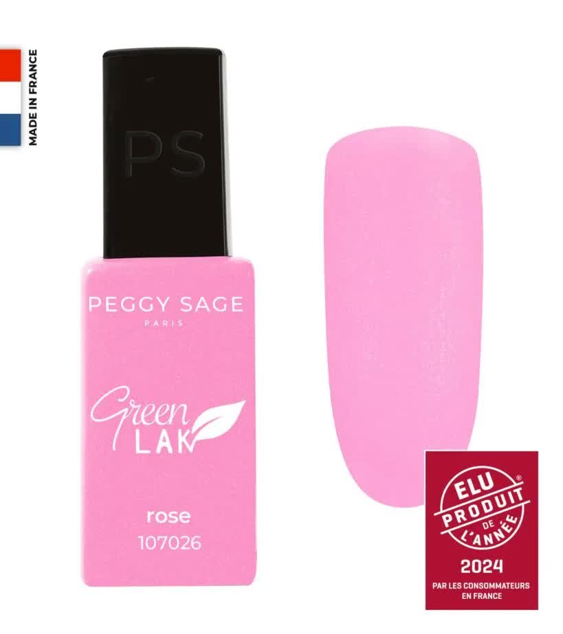 

Зеленый лак для ногтей LAK Rose Classic UV/LED 10 мл Peggy Sage